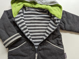 Weiche Wendejacke, wattiert - Sigikid, Junge Gr.86