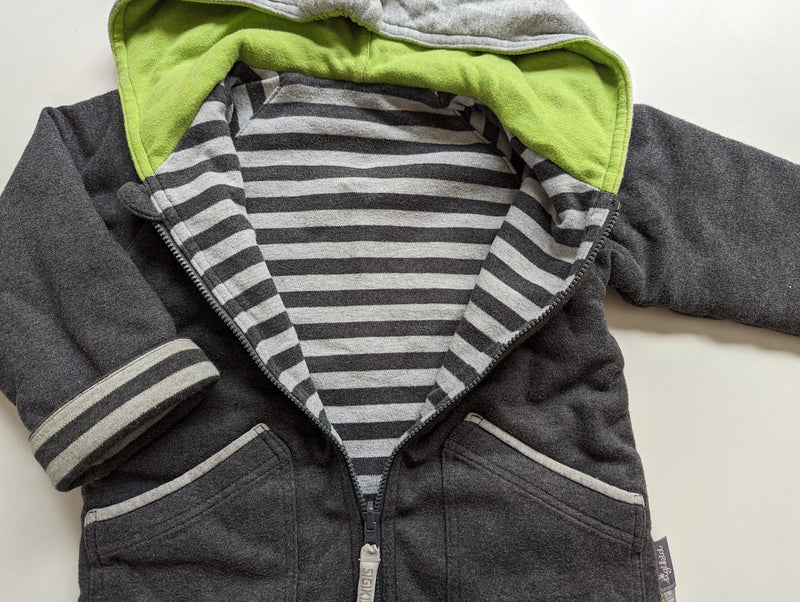 Weiche Wendejacke, wattiert - Sigikid, Junge Gr.86