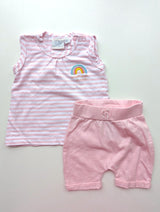 2 tlg. Sommer Outfit,Top mit Shorts - Feetje, Mädchen Gr.50