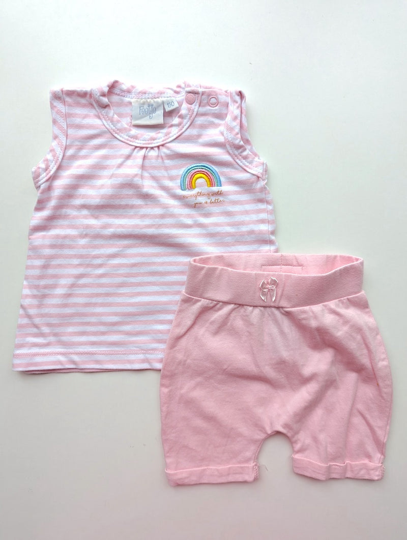 2 tlg. Sommer Outfit,Top mit Shorts - Feetje, Mädchen Gr.50