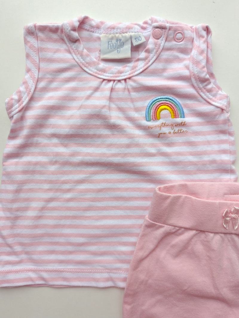 2 tlg. Sommer Outfit,Top mit Shorts - Feetje, Mädchen Gr.50