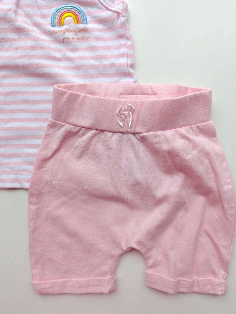 2 tlg. Sommer Outfit,Top mit Shorts - Feetje, Mädchen Gr.50