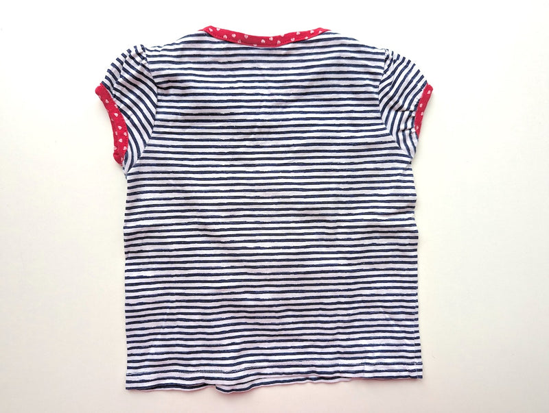 T-Shirt, Ahoi kleine Matrosin - Salt and Pepper Baby, Mädchen Gr.80