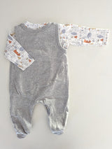 2er Set, Strampler mit Langarmshirt, Waldtiere - Staccato, Unisex Gr.62