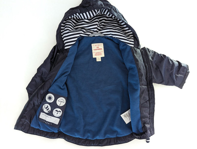 Übergangsjacke mit dünner Kapuze - Esprit, Unisex Gr.86