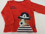 Langarmshirt, Little firefighter - Staccato, Junge Gr.80
