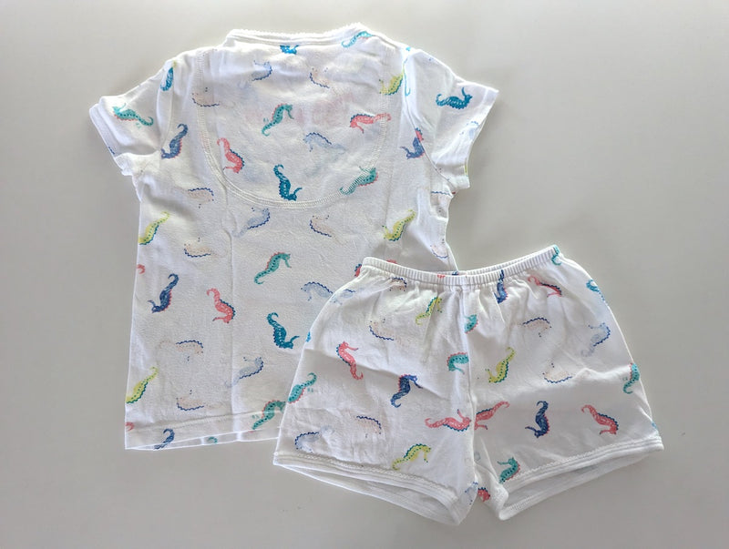Kurzer Schlafanzug, Seepferdchen - Petit Bateau, Gr.104