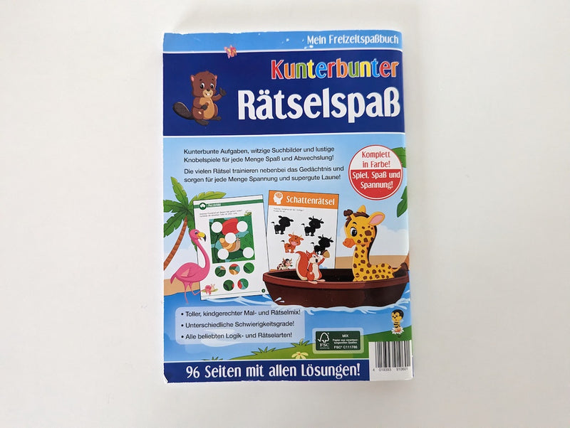 *Neu* Kunterbunter Rätselspaß -  ab 3 Jahren