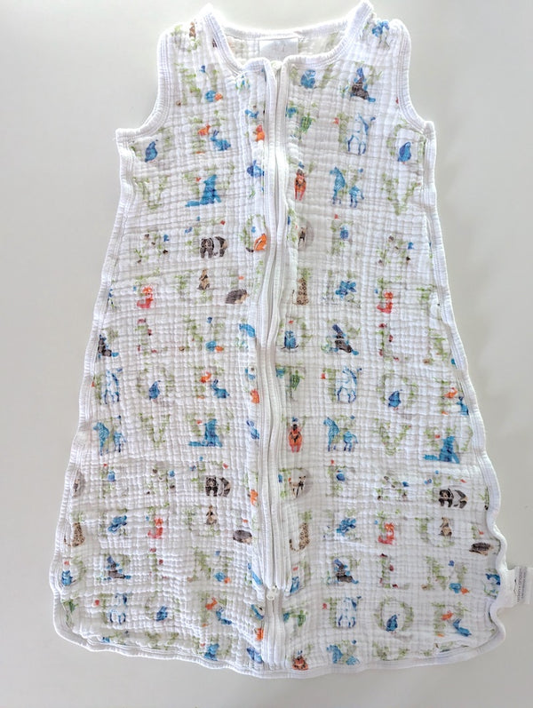 Sommerschlafsack aus Musselin, Alphabet - Aden + Anais, 6-12 Monate