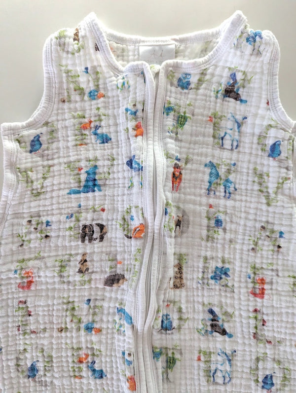 Sommerschlafsack aus Musselin, Alphabet - Aden + Anais, 6-12 Monate