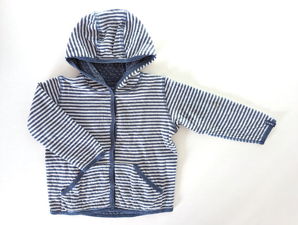 Bio Baby Wendejäckchen mit Kapuze - Lana Baby, Unisex Gr.86/92