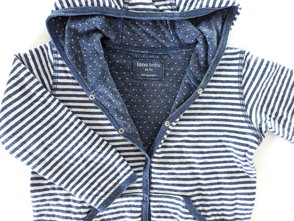 Bio Baby Wendejäckchen mit Kapuze - Lana Baby, Unisex Gr.86/92
