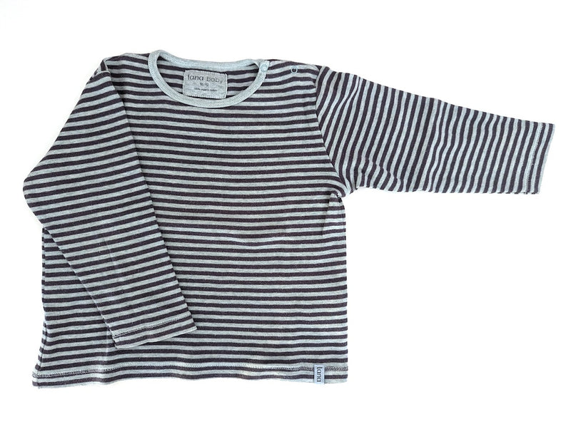 Bio Baby Langarmshirt, gestreift - Lana Baby, Unisex Gr.86/92