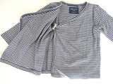 Bio Baby Wickelshirt, gestreift - Lana Baby, Unisex Gr.74/80