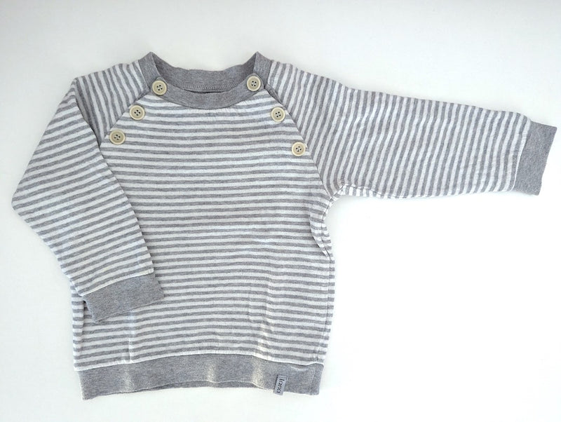 Bio Baby Pullover, gestreift - Lana Baby, Unisex Gr.86/92