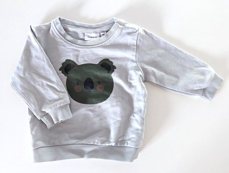 Sweatshirt, Koala - Name it, Junge Gr.62