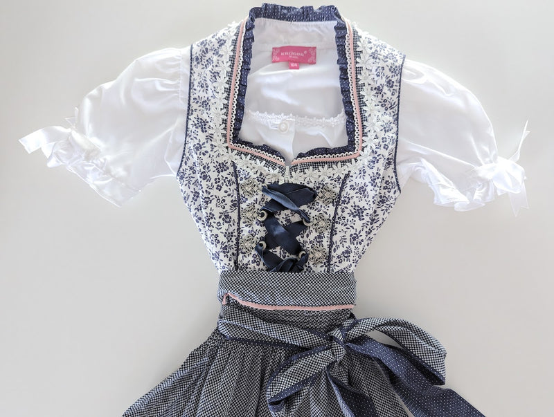 *Neuwertig* Hochwertiges Dirndl mit Bluse, Wilma - Krüger, Gr.98-104