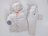 Organic Jogginganzug / Hausanzug mit Kapuze - Little Label, Mädchen Gr.86