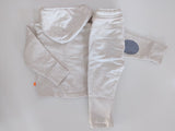 Organic Jogginganzug / Hausanzug mit Kapuze - Little Label, Mädchen Gr.86