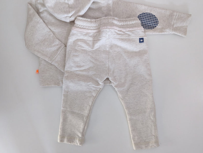 Organic Jogginganzug / Hausanzug mit Kapuze - Little Label, Mädchen Gr.86