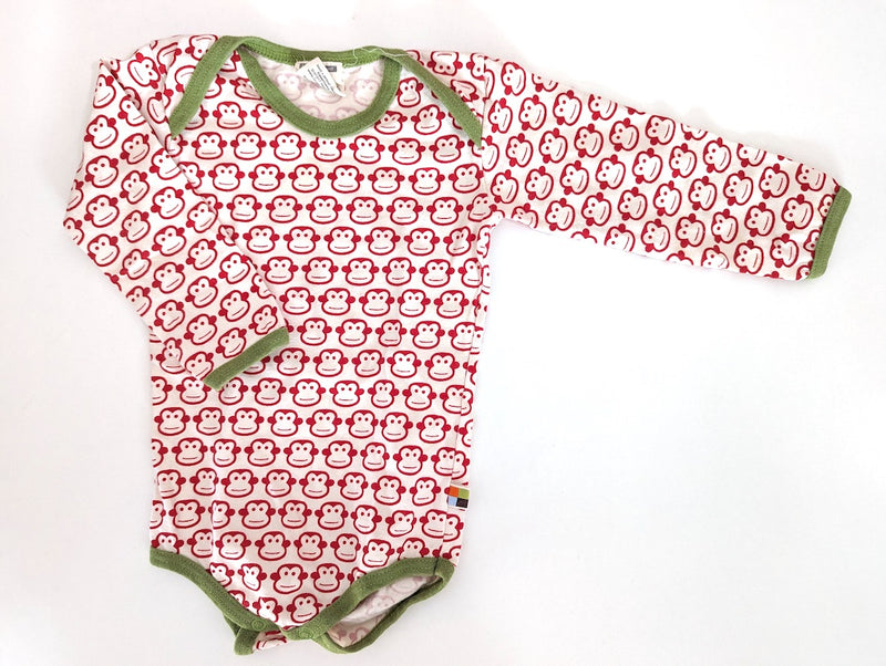 Body langarm, Monkey - Loud + Proud, Unisex Gr.74/80