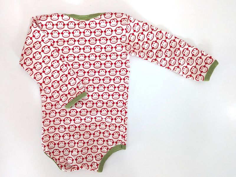 Body langarm, Monkey - Loud + Proud, Unisex Gr.74/80