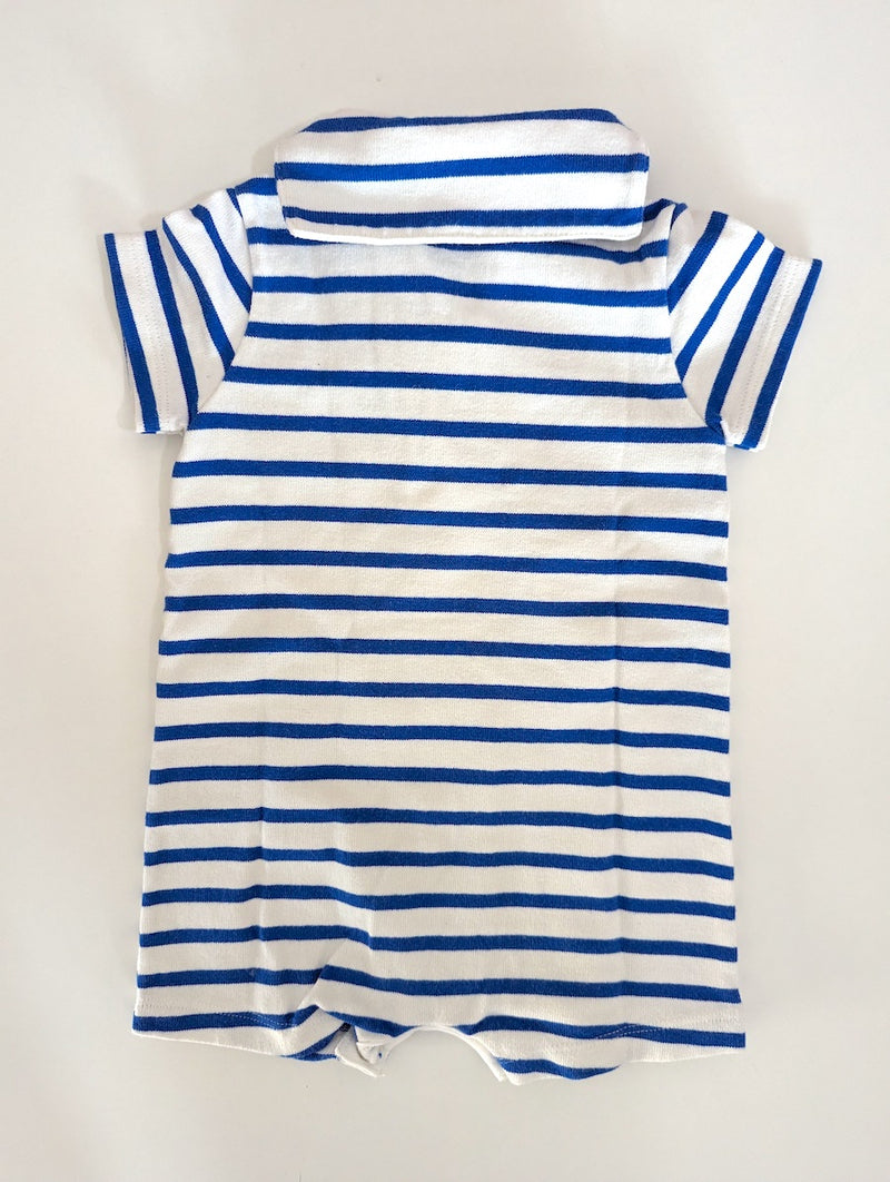 *Neuwertig* Schicker Sommereinteiler/Strampler - Petit Bateau, Junge Gr.74