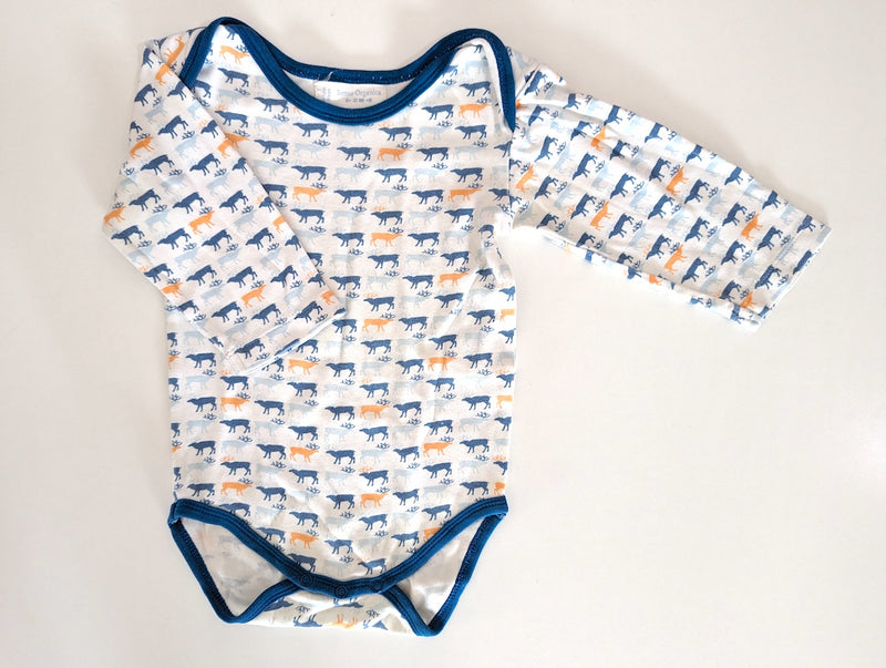 Body langarm, Hirsch - Sense Organics, Unisex Gr.74/80