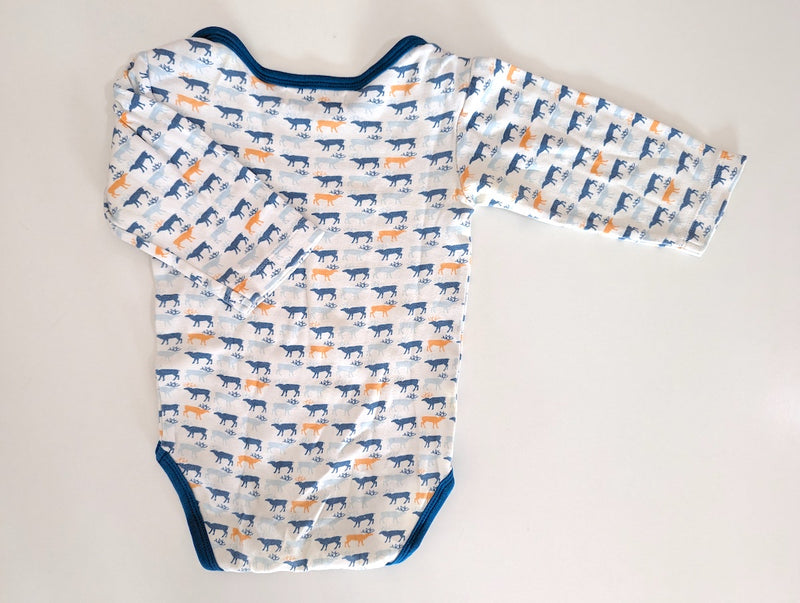 Body langarm, Hirsch - Sense Organics, Unisex Gr.74/80