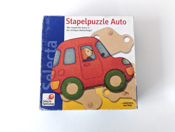 Stapelpuzzle Auto - Selecta, ab 2 Jahre