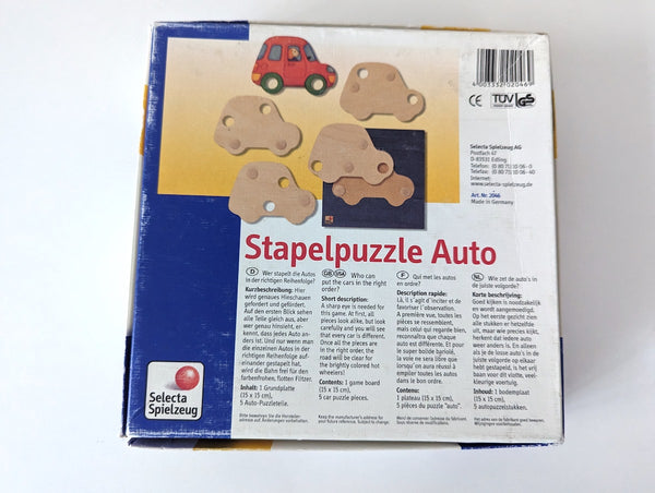 Stapelpuzzle Auto - Selecta, ab 2 Jahre