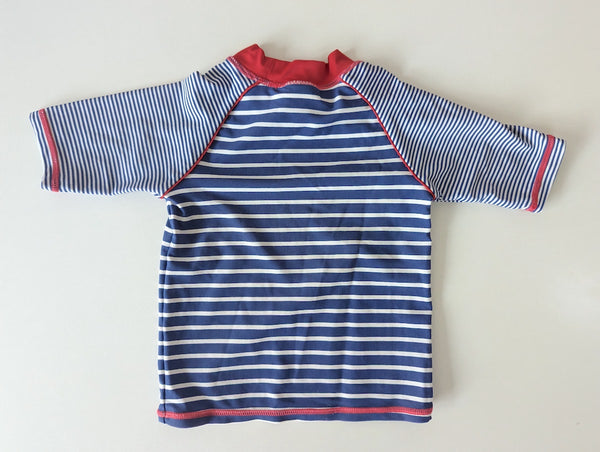 UV-Shirt kurzarm, Segelboot - Pusblu, Mädchen Gr.86