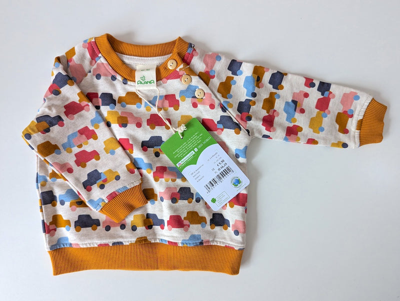 *Neu m Etikett* Organic Sweatshirt, Auto - Alana, Junge Gr.62