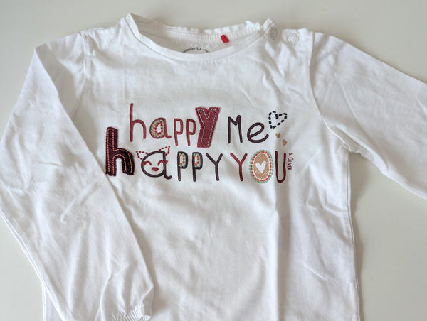 Langarmshirt, happy me - S.Oliver, Mädchen Gr.86/92