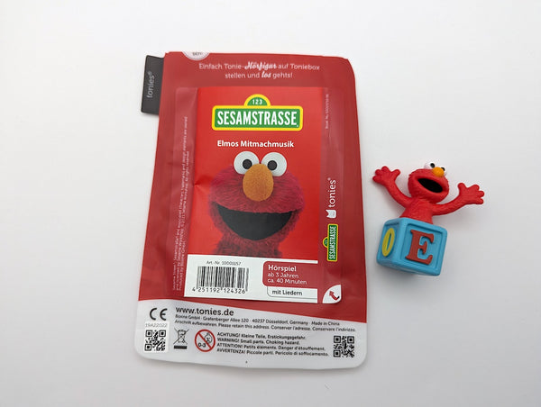 Sesamstrasse, Elmos Mitmachmusik - Tonies Hörfigur mit Liedern, ab 3 Jahren