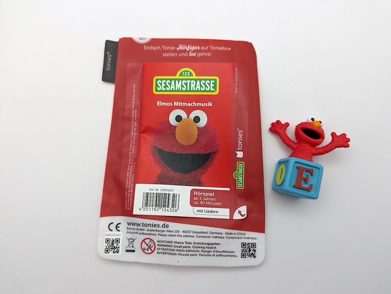 Sesamstrasse, Elmos Mitmachmusik - Tonies Hörfigur mit Liedern, ab 3 Jahren