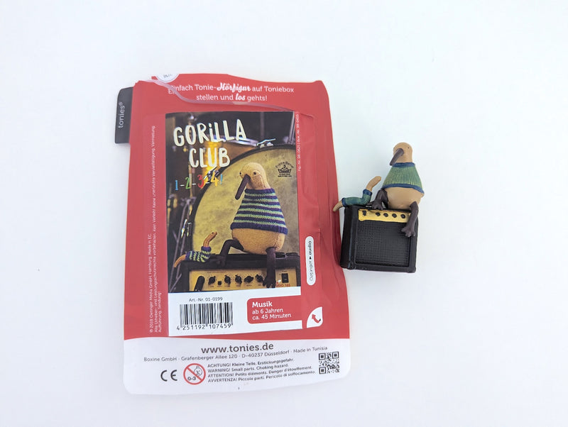 Gorilla Club 1-2-3-4! - Tonie Musik, ab 6 Jahren