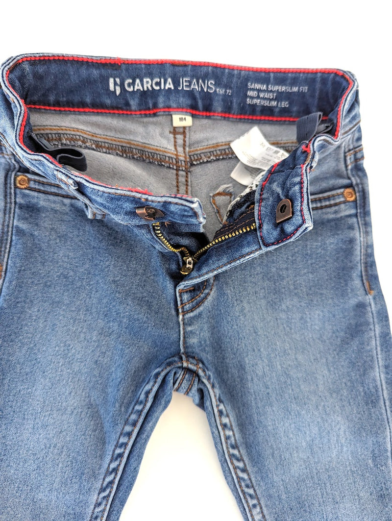 Jeans, Sanna Superslim Fit - Garcia, Mädchen Gr.104