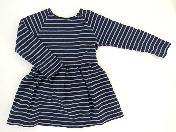 Langarmkleid für kühlere Tage - Petit Bateau, Gr.104/110