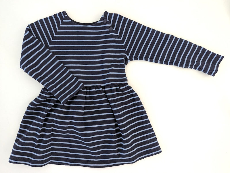 Langarmkleid für kühlere Tage - Petit Bateau, Gr.104/110