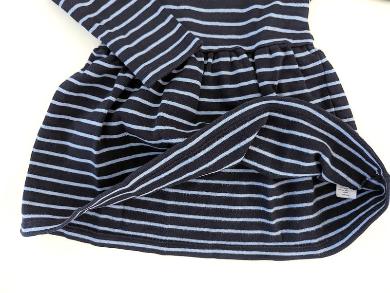 Langarmkleid für kühlere Tage - Petit Bateau, Gr.104/110