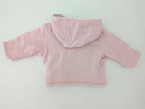 Weiche Wendejacke, wattiert - Bornino, Mädchen Gr.62/68