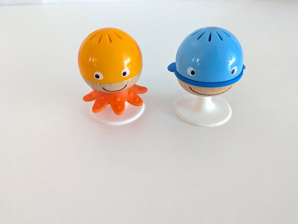 2er Set, Rasselset mit Saugnapf - Hape