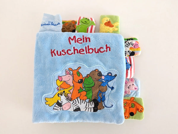 Großes Babybuch aus Stoff - Die lieben Sieben, 3-18 Monate