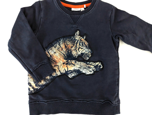 *Fundgrube* Sweatshirt mit Tiger - Name it, Mädchen Gr.86/92