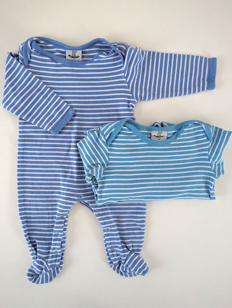 2er Set, Schlafoverall - Babyone, Unisex Gr.74