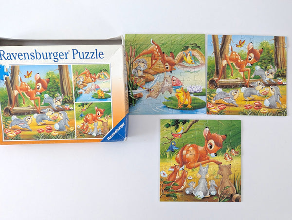 Puzzle 3x49, Bambi - Ravensburger, Ab 5 Jahre