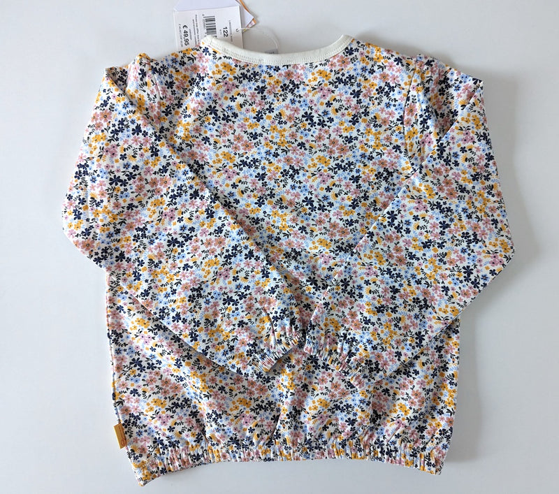 *Neu m. Etikett* Sweatshirt mit Blumen, warm - Steiff, Mädchen Gr.122