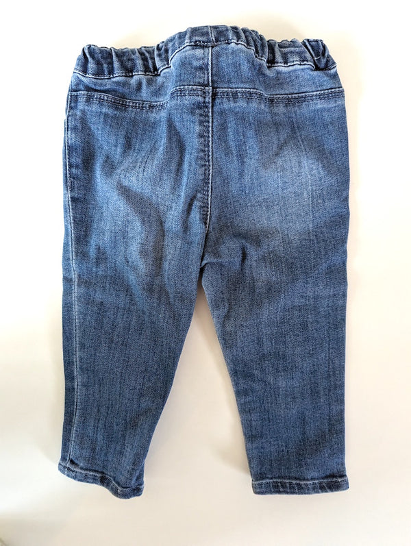 Jeans mit Herzen - H&M, Mädchen Gr.74