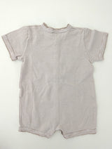 *Neuwertig* Kurzer Schlaf-Strampler - Petit Bateau, Mädchen Gr.68